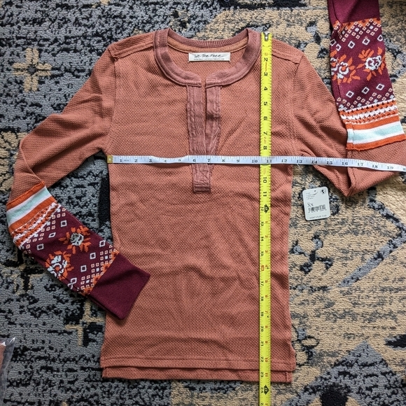 Anthropologie We the Free Top Mikah Layering Cuff Autumn Combo XS - Picture 3 of 5